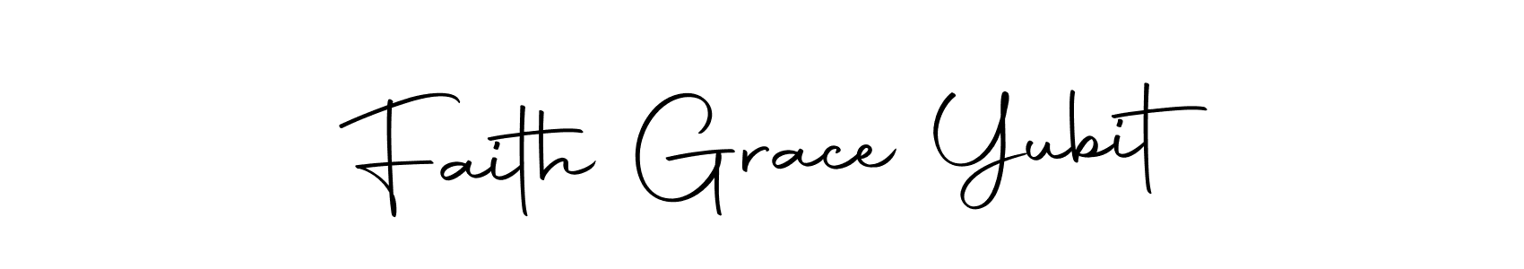 Create a beautiful signature design for name Faith Grace Yubit. With this signature (Autography-DOLnW) fonts, you can make a handwritten signature for free. Faith Grace Yubit signature style 10 images and pictures png