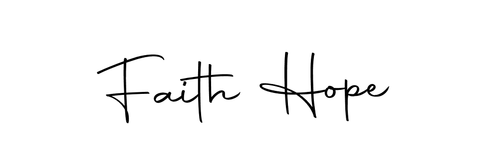 You should practise on your own different ways (Autography-DOLnW) to write your name (Faith Hope) in signature. don't let someone else do it for you. Faith Hope signature style 10 images and pictures png