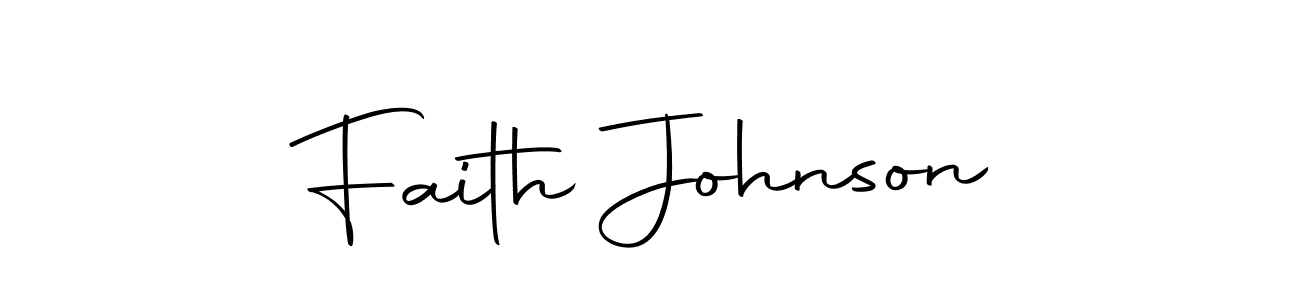 Use a signature maker to create a handwritten signature online. With this signature software, you can design (Autography-DOLnW) your own signature for name Faith Johnson. Faith Johnson signature style 10 images and pictures png