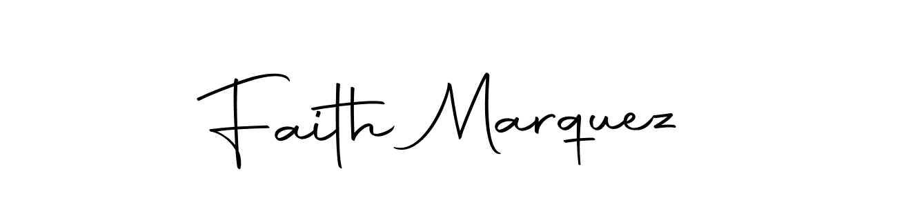 Design your own signature with our free online signature maker. With this signature software, you can create a handwritten (Autography-DOLnW) signature for name Faith Marquez. Faith Marquez signature style 10 images and pictures png
