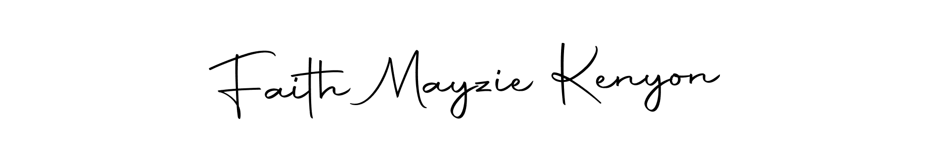 if you are searching for the best signature style for your name Faith Mayzie Kenyon. so please give up your signature search. here we have designed multiple signature styles  using Autography-DOLnW. Faith Mayzie Kenyon signature style 10 images and pictures png