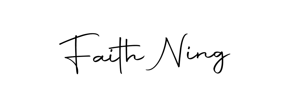Faith Ning stylish signature style. Best Handwritten Sign (Autography-DOLnW) for my name. Handwritten Signature Collection Ideas for my name Faith Ning. Faith Ning signature style 10 images and pictures png