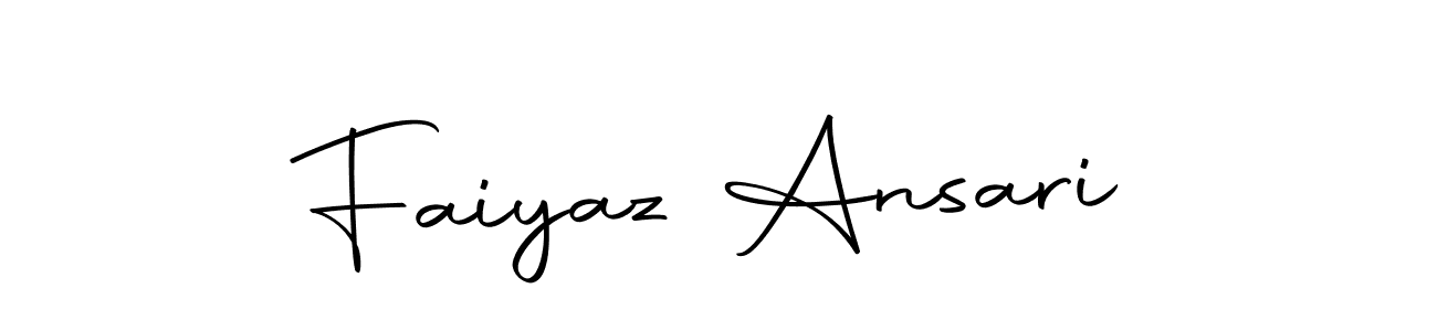 Design your own signature with our free online signature maker. With this signature software, you can create a handwritten (Autography-DOLnW) signature for name Faiyaz Ansari. Faiyaz Ansari signature style 10 images and pictures png