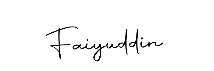 The best way (Autography-DOLnW) to make a short signature is to pick only two or three words in your name. The name Faiyuddin include a total of six letters. For converting this name. Faiyuddin signature style 10 images and pictures png