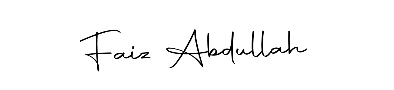 Use a signature maker to create a handwritten signature online. With this signature software, you can design (Autography-DOLnW) your own signature for name Faiz Abdullah. Faiz Abdullah signature style 10 images and pictures png