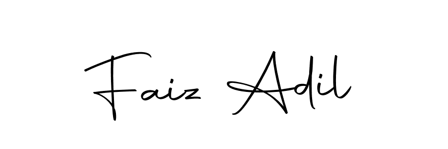 Design your own signature with our free online signature maker. With this signature software, you can create a handwritten (Autography-DOLnW) signature for name Faiz Adil. Faiz Adil signature style 10 images and pictures png