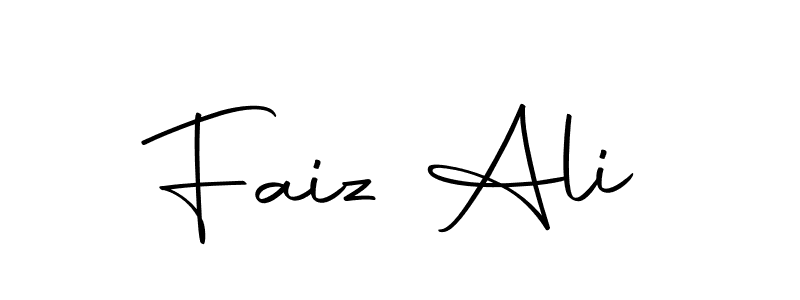 You should practise on your own different ways (Autography-DOLnW) to write your name (Faiz Ali) in signature. don't let someone else do it for you. Faiz Ali signature style 10 images and pictures png