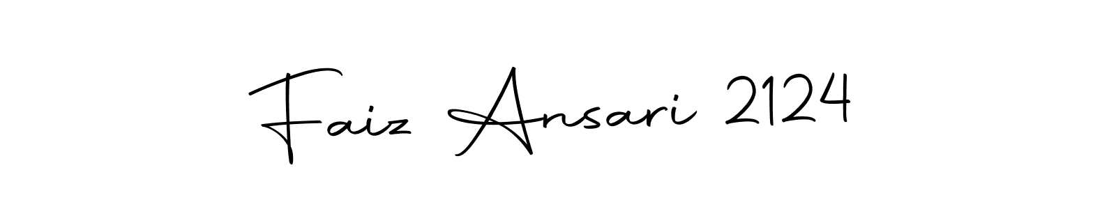 How to make Faiz Ansari 2124 name signature. Use Autography-DOLnW style for creating short signs online. This is the latest handwritten sign. Faiz Ansari 2124 signature style 10 images and pictures png
