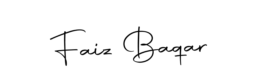 Make a beautiful signature design for name Faiz Baqar. With this signature (Autography-DOLnW) style, you can create a handwritten signature for free. Faiz Baqar signature style 10 images and pictures png