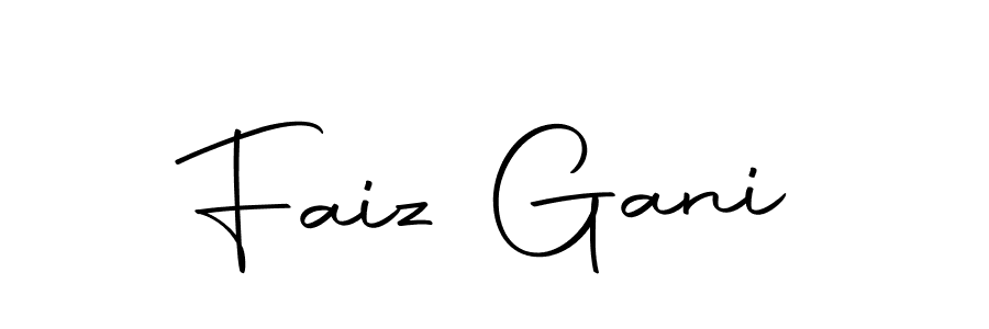 Make a beautiful signature design for name Faiz Gani. With this signature (Autography-DOLnW) style, you can create a handwritten signature for free. Faiz Gani signature style 10 images and pictures png