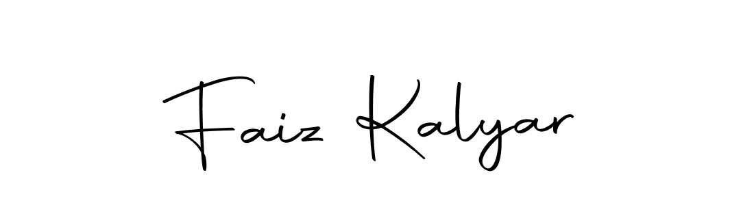 Design your own signature with our free online signature maker. With this signature software, you can create a handwritten (Autography-DOLnW) signature for name Faiz Kalyar. Faiz Kalyar signature style 10 images and pictures png