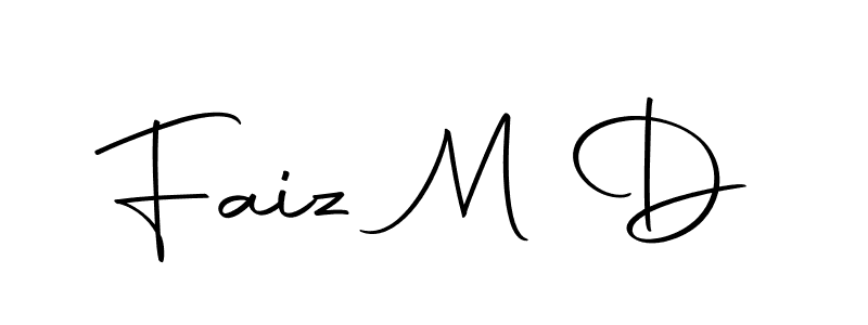 You can use this online signature creator to create a handwritten signature for the name Faiz M D. This is the best online autograph maker. Faiz M D signature style 10 images and pictures png