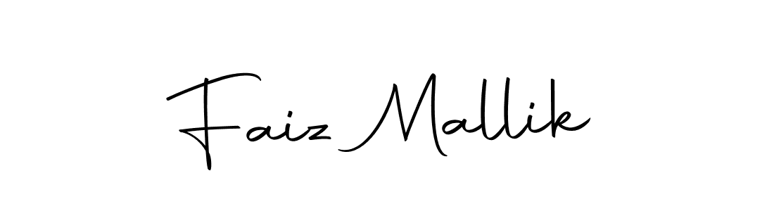 Create a beautiful signature design for name Faiz Mallik. With this signature (Autography-DOLnW) fonts, you can make a handwritten signature for free. Faiz Mallik signature style 10 images and pictures png