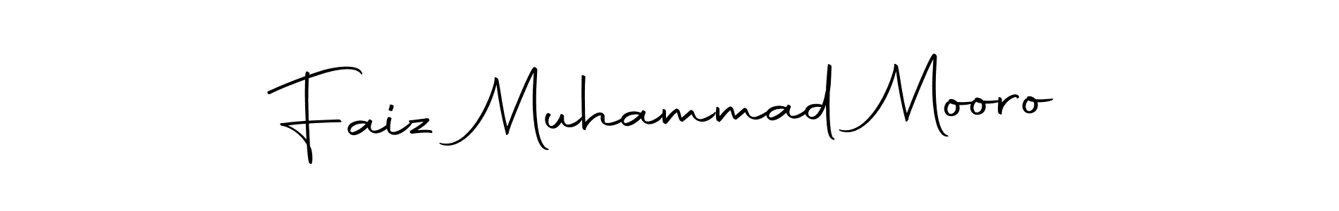 You can use this online signature creator to create a handwritten signature for the name Faiz Muhammad Mooro. This is the best online autograph maker. Faiz Muhammad Mooro signature style 10 images and pictures png