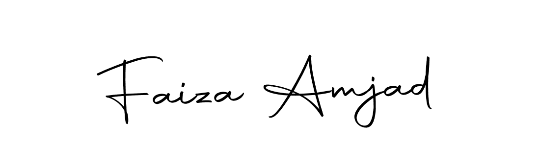 The best way (Autography-DOLnW) to make a short signature is to pick only two or three words in your name. The name Faiza Amjad include a total of six letters. For converting this name. Faiza Amjad signature style 10 images and pictures png