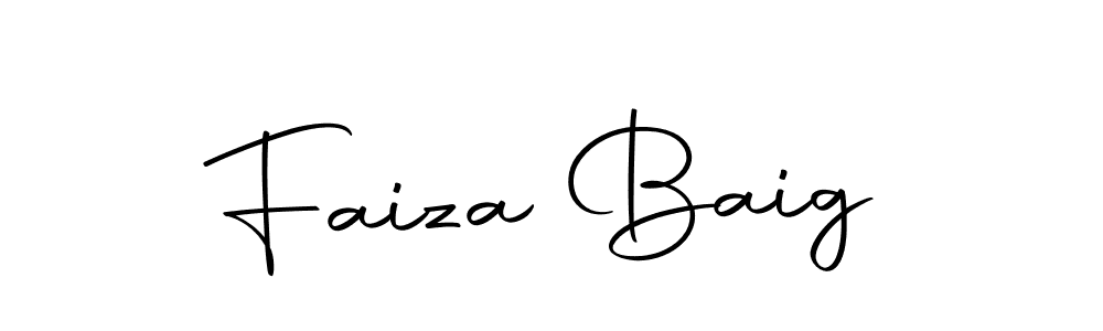 You can use this online signature creator to create a handwritten signature for the name Faiza Baig. This is the best online autograph maker. Faiza Baig signature style 10 images and pictures png