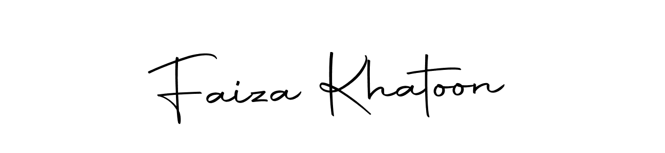 Faiza Khatoon stylish signature style. Best Handwritten Sign (Autography-DOLnW) for my name. Handwritten Signature Collection Ideas for my name Faiza Khatoon. Faiza Khatoon signature style 10 images and pictures png