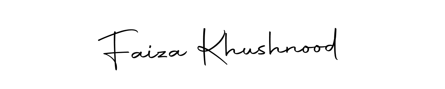 Similarly Autography-DOLnW is the best handwritten signature design. Signature creator online .You can use it as an online autograph creator for name Faiza Khushnood. Faiza Khushnood signature style 10 images and pictures png