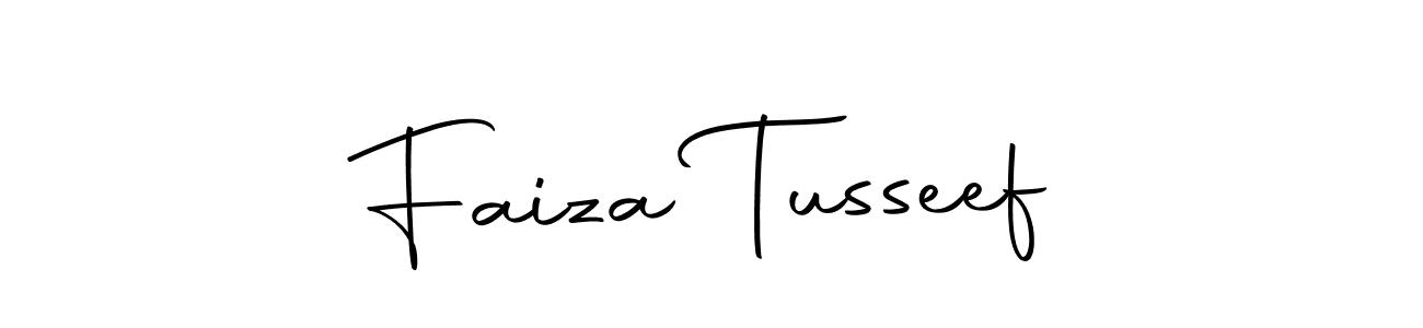 if you are searching for the best signature style for your name Faiza Tusseef. so please give up your signature search. here we have designed multiple signature styles  using Autography-DOLnW. Faiza Tusseef signature style 10 images and pictures png