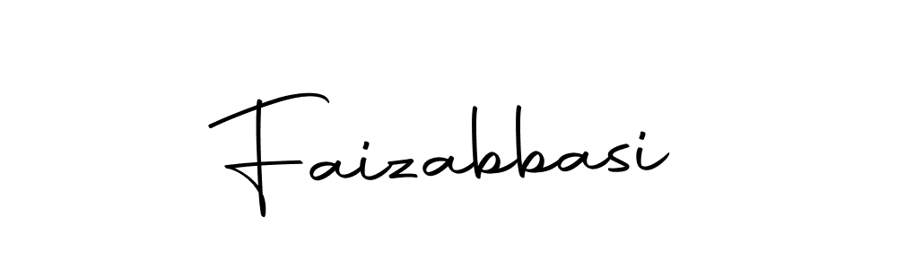 Use a signature maker to create a handwritten signature online. With this signature software, you can design (Autography-DOLnW) your own signature for name Faizabbasi. Faizabbasi signature style 10 images and pictures png