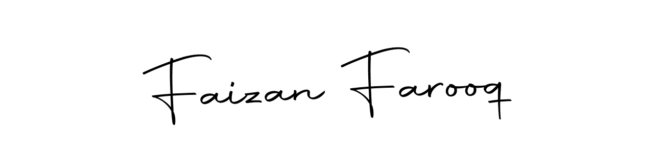 How to make Faizan Farooq name signature. Use Autography-DOLnW style for creating short signs online. This is the latest handwritten sign. Faizan Farooq signature style 10 images and pictures png