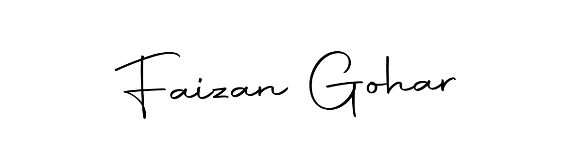 Make a beautiful signature design for name Faizan Gohar. Use this online signature maker to create a handwritten signature for free. Faizan Gohar signature style 10 images and pictures png