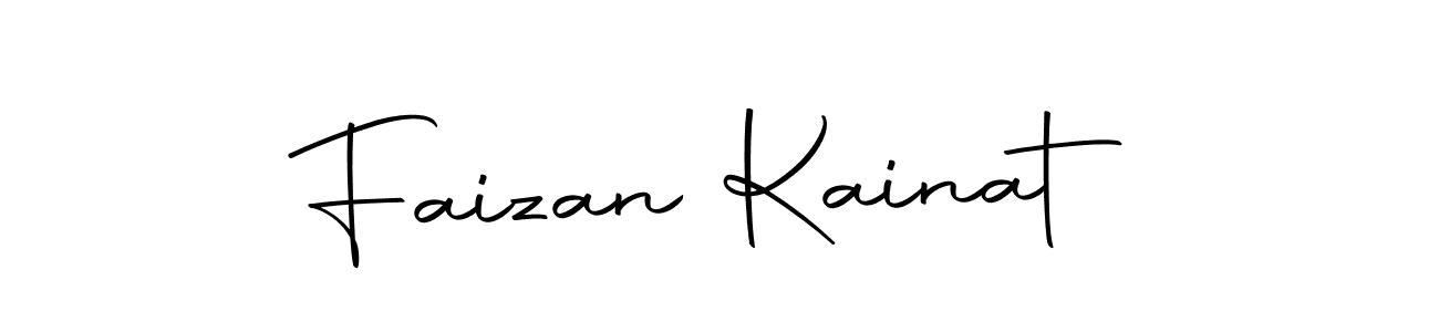 Create a beautiful signature design for name Faizan Kainat. With this signature (Autography-DOLnW) fonts, you can make a handwritten signature for free. Faizan Kainat signature style 10 images and pictures png