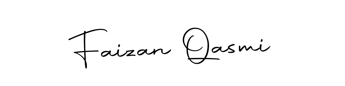 How to make Faizan Qasmi name signature. Use Autography-DOLnW style for creating short signs online. This is the latest handwritten sign. Faizan Qasmi signature style 10 images and pictures png