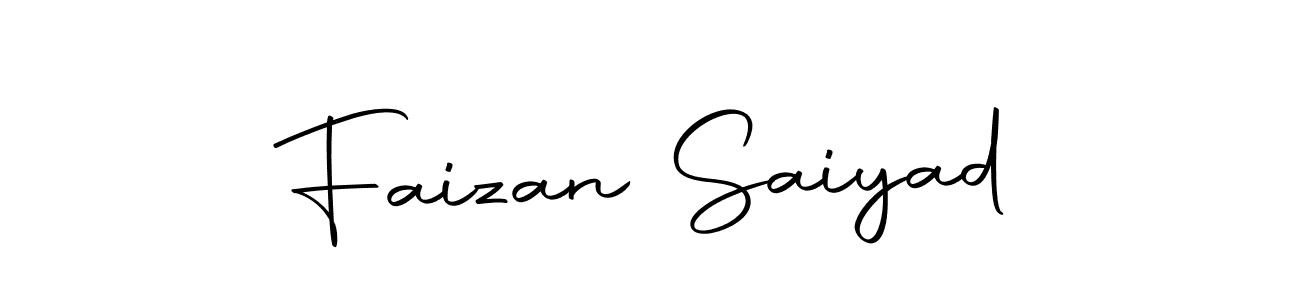 Create a beautiful signature design for name Faizan Saiyad. With this signature (Autography-DOLnW) fonts, you can make a handwritten signature for free. Faizan Saiyad signature style 10 images and pictures png