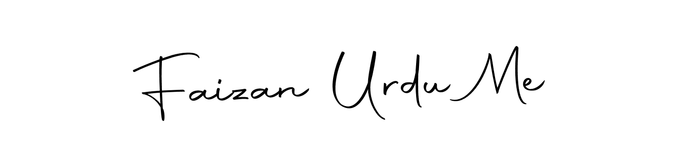 Design your own signature with our free online signature maker. With this signature software, you can create a handwritten (Autography-DOLnW) signature for name Faizan Urdu Me. Faizan Urdu Me signature style 10 images and pictures png