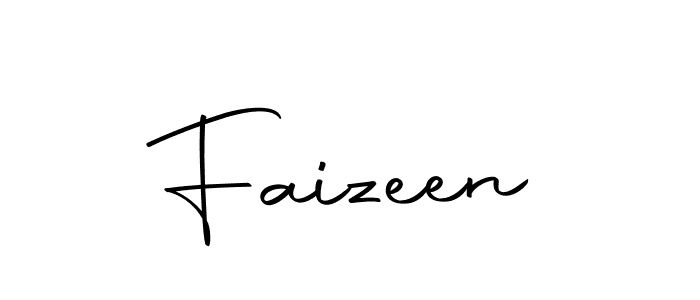 Faizeen stylish signature style. Best Handwritten Sign (Autography-DOLnW) for my name. Handwritten Signature Collection Ideas for my name Faizeen. Faizeen signature style 10 images and pictures png