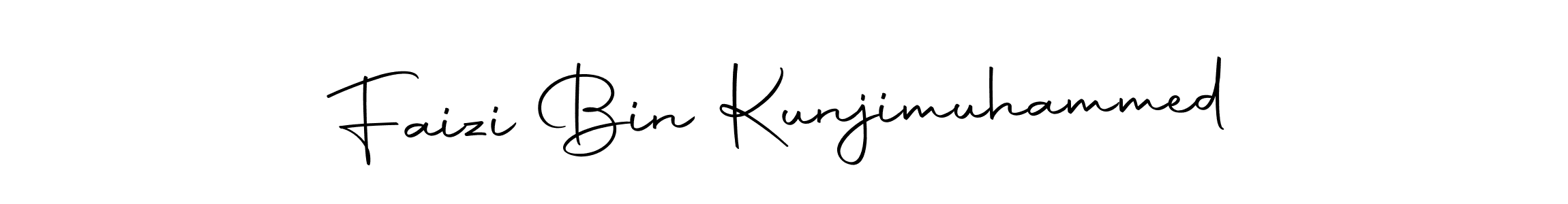 Create a beautiful signature design for name Faizi Bin Kunjimuhammed. With this signature (Autography-DOLnW) fonts, you can make a handwritten signature for free. Faizi Bin Kunjimuhammed signature style 10 images and pictures png
