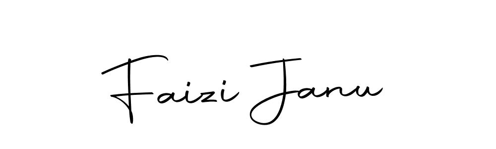 Make a beautiful signature design for name Faizi Janu. Use this online signature maker to create a handwritten signature for free. Faizi Janu signature style 10 images and pictures png