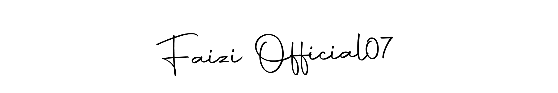 Make a beautiful signature design for name Faizi Official  07. Use this online signature maker to create a handwritten signature for free. Faizi Official  07 signature style 10 images and pictures png