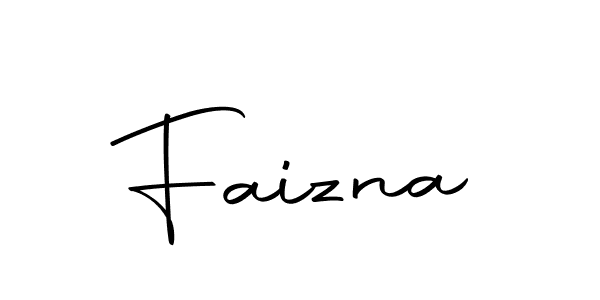 Make a beautiful signature design for name Faizna. Use this online signature maker to create a handwritten signature for free. Faizna signature style 10 images and pictures png