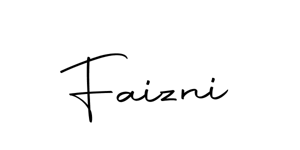 The best way (Autography-DOLnW) to make a short signature is to pick only two or three words in your name. The name Faizni include a total of six letters. For converting this name. Faizni signature style 10 images and pictures png