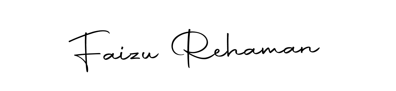 Make a beautiful signature design for name Faizu Rehaman. With this signature (Autography-DOLnW) style, you can create a handwritten signature for free. Faizu Rehaman signature style 10 images and pictures png