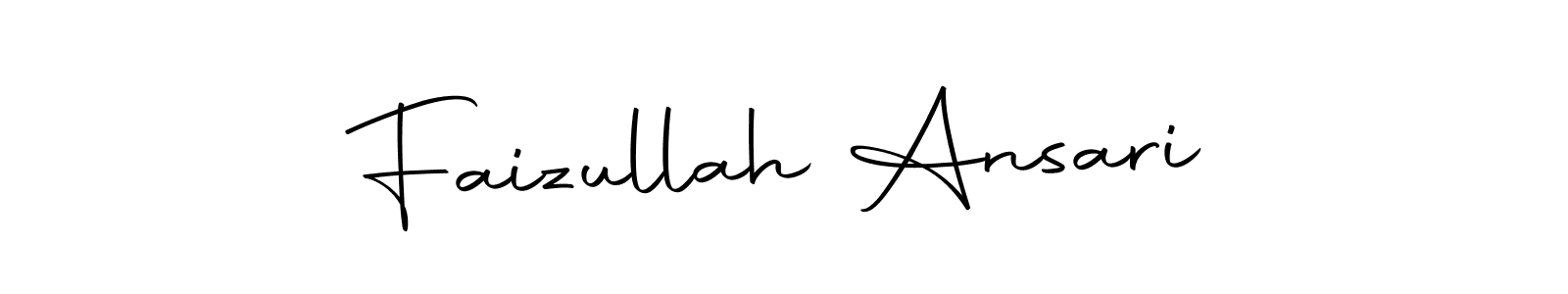 Faizullah Ansari stylish signature style. Best Handwritten Sign (Autography-DOLnW) for my name. Handwritten Signature Collection Ideas for my name Faizullah Ansari. Faizullah Ansari signature style 10 images and pictures png