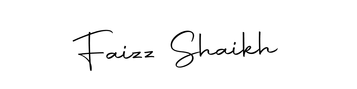 Design your own signature with our free online signature maker. With this signature software, you can create a handwritten (Autography-DOLnW) signature for name Faizz Shaikh. Faizz Shaikh signature style 10 images and pictures png