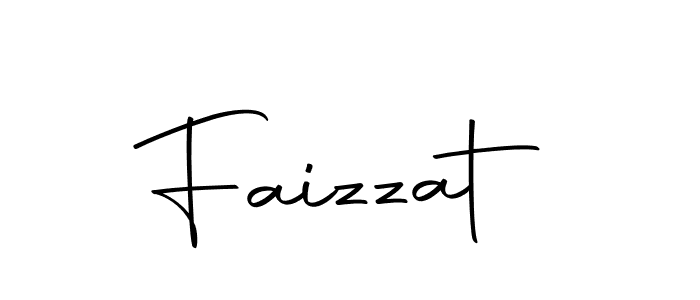 Design your own signature with our free online signature maker. With this signature software, you can create a handwritten (Autography-DOLnW) signature for name Faizzat. Faizzat signature style 10 images and pictures png