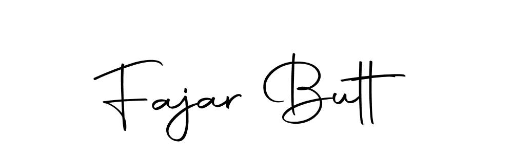 Create a beautiful signature design for name Fajar Butt. With this signature (Autography-DOLnW) fonts, you can make a handwritten signature for free. Fajar Butt signature style 10 images and pictures png