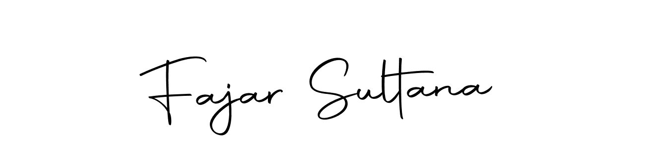 Create a beautiful signature design for name Fajar Sultana. With this signature (Autography-DOLnW) fonts, you can make a handwritten signature for free. Fajar Sultana signature style 10 images and pictures png