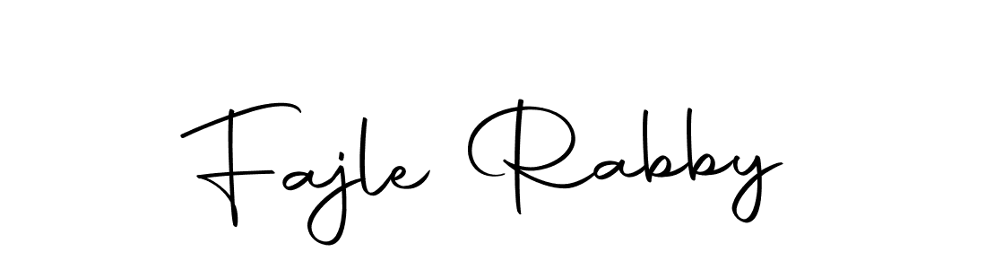 How to make Fajle Rabby signature? Autography-DOLnW is a professional autograph style. Create handwritten signature for Fajle Rabby name. Fajle Rabby signature style 10 images and pictures png