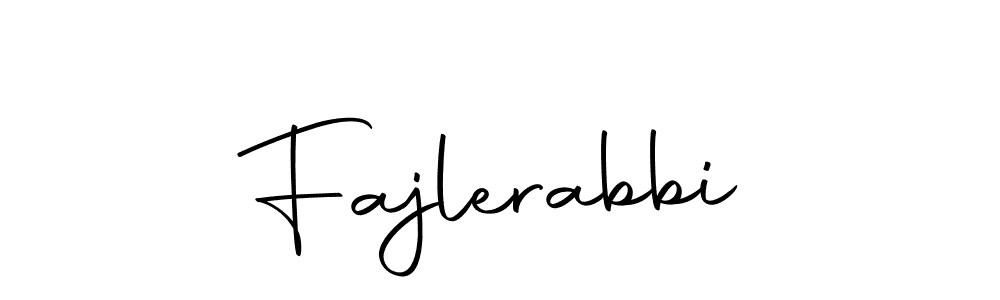 Use a signature maker to create a handwritten signature online. With this signature software, you can design (Autography-DOLnW) your own signature for name Fajlerabbi. Fajlerabbi signature style 10 images and pictures png