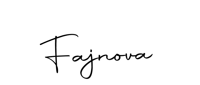 Fajnova stylish signature style. Best Handwritten Sign (Autography-DOLnW) for my name. Handwritten Signature Collection Ideas for my name Fajnova. Fajnova signature style 10 images and pictures png