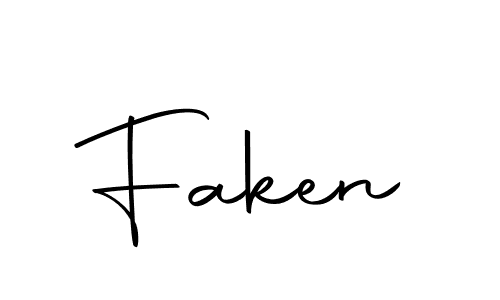 How to Draw Faken signature style? Autography-DOLnW is a latest design signature styles for name Faken. Faken signature style 10 images and pictures png