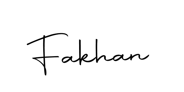 Make a beautiful signature design for name Fakhan. With this signature (Autography-DOLnW) style, you can create a handwritten signature for free. Fakhan signature style 10 images and pictures png