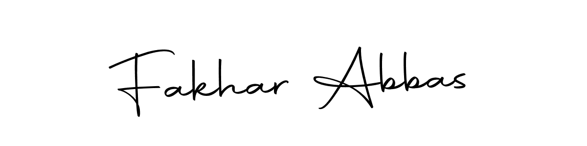 Also we have Fakhar Abbas name is the best signature style. Create professional handwritten signature collection using Autography-DOLnW autograph style. Fakhar Abbas signature style 10 images and pictures png