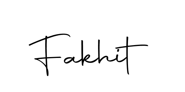 How to make Fakhit signature? Autography-DOLnW is a professional autograph style. Create handwritten signature for Fakhit name. Fakhit signature style 10 images and pictures png