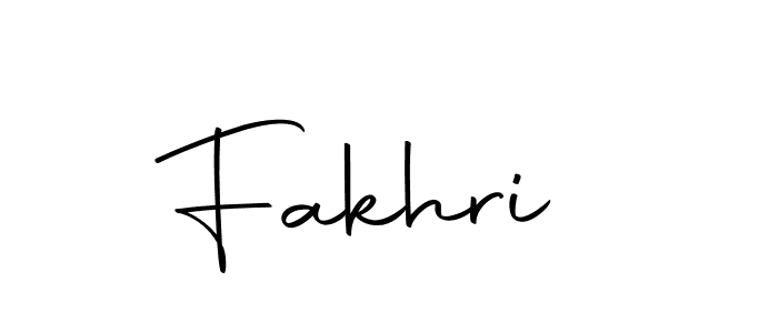 Design your own signature with our free online signature maker. With this signature software, you can create a handwritten (Autography-DOLnW) signature for name Fakhri . Fakhri  signature style 10 images and pictures png